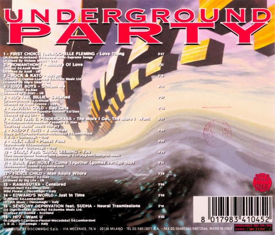Underground Party [CD]