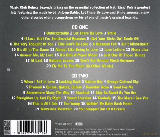 Nat King Cole: Unforgettable: The Collection [2CD]