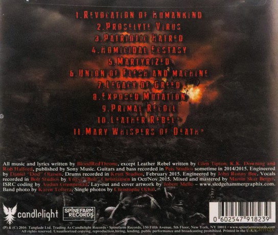 Blood Red Throne: Union Of Flesh And Machine [CD]