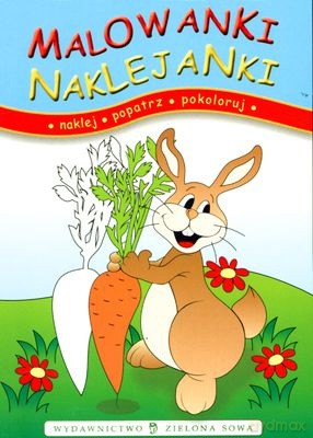 Malowanki Naklejanki: Z Zajączkiem [KSIĄŻKA]