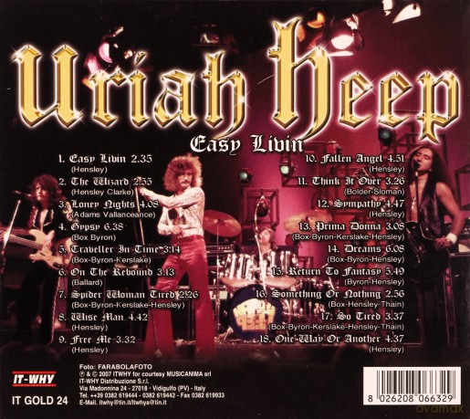Uriah Heep: Uriah Heep-Easy Livin [CD]