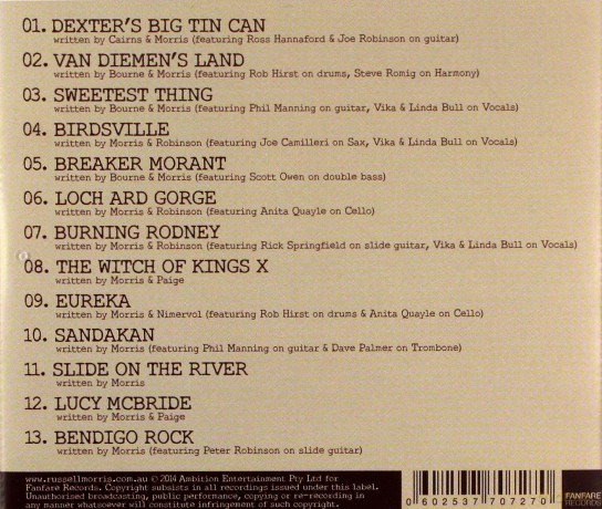 Russell Morris: Van Diemen's Land [CD]