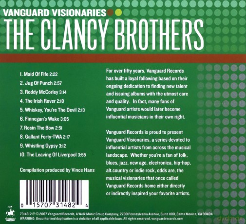 The Clancy Brothers: Vanguard Visionaries [CD]