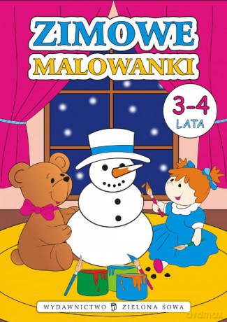 Zimowe Malowanki: 3-4 Lata  [KSIĄŻKA]