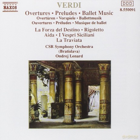 Giussepe Verdi: Verdi: Overtures, Preludes and Ballet Music [CD]