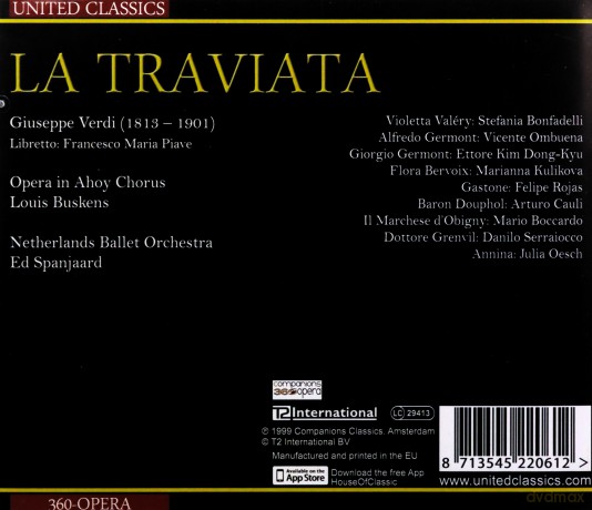 Giuseppe Verdi: Verdi; La Traviata [2CD]