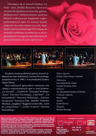 Kolekcja La Scala: Koncert 1 - Pavarotti, Sutherland, Bonynge [DVD]
