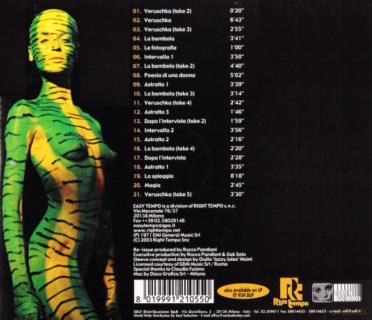 Ennio Morricone: Veruschka [CD]