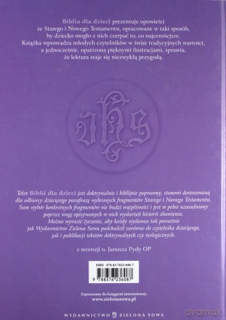 Biblia Dla Dzieci [KSIĄŻKA]