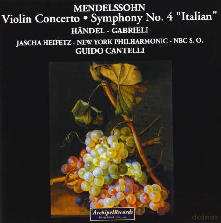 F. Mendelssohn: Violin Concerto in Eminor, Symphony no.4 'Italian' [CD]