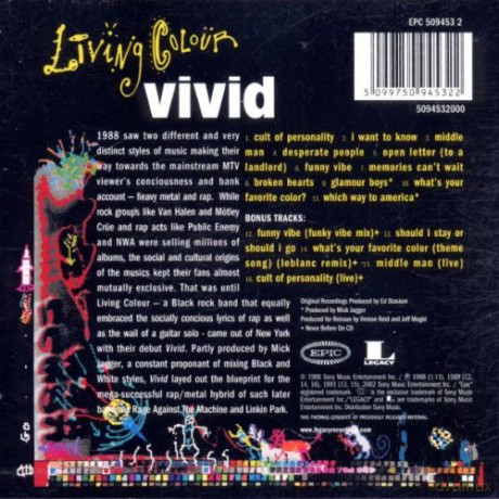 Living Colour: Vivid [CD]