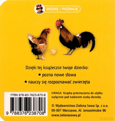 Rosnę I Poznaję: Zwierzęta Na Wsi [KSIĄŻKA]