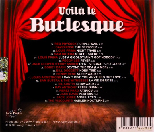 Voila Le Burlesque [CD]