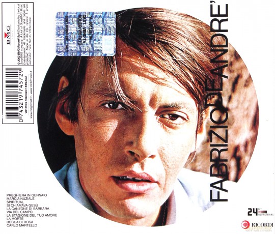Fabrizio De Andre: Volume 1 [CD]