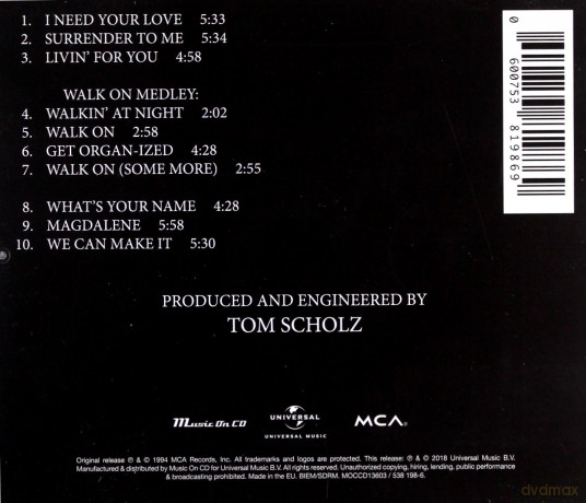 Boston: Walk On [CD]