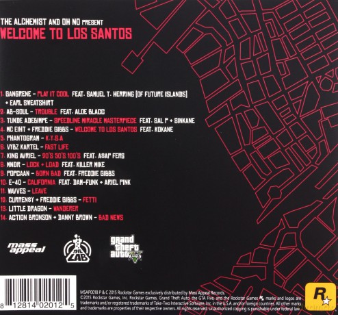 Alchemist: Welcome To Los Santos [CD]