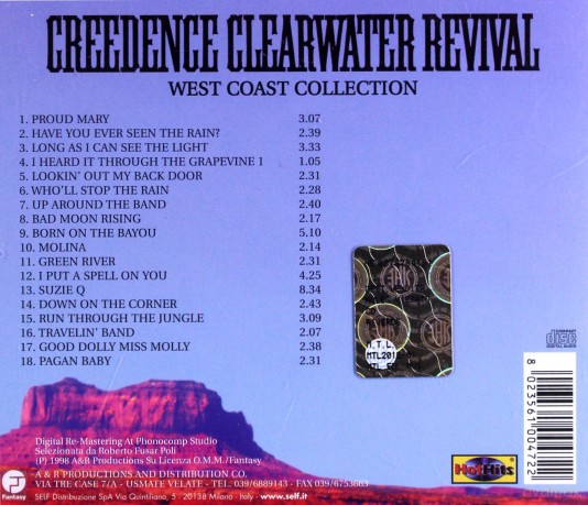 Creedence Clearwater Revival: West Coast Collection [CD]