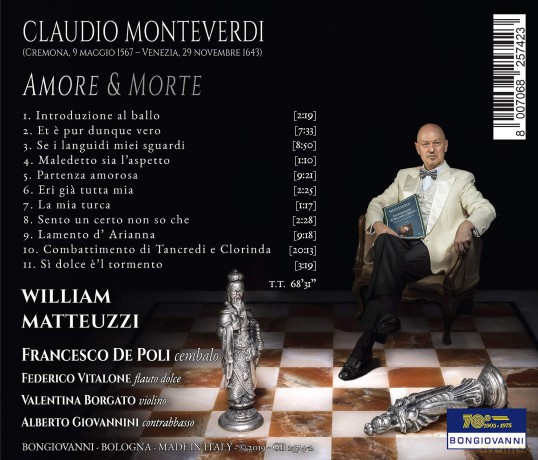 William Matteuzzi: William Matteuzzi Tenore, Francesco Poli Cembalo, Federico Vitaline Flauto Dolce, Valentina Borgato Vi [CD]