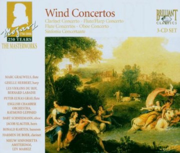Wolfgang Amadeus Mozart: Wind Concertos [3CD]