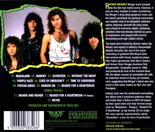 Winger: Winger [CD]