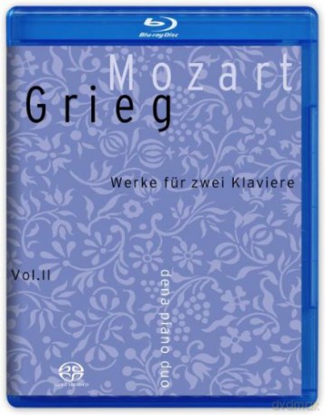 Wolfgang Amadeus Mozart: Works for Two Pianos - Dena Piano Duo Blu-Ray [2CD]