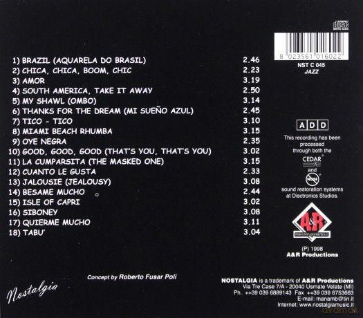 Xavier Cugat: Xavier Cugat - Besame Mucho [CD]