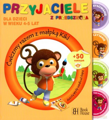 Ćwiczmy Razem Z Małpką Kiki 4-5 La [KSIĄŻKA]