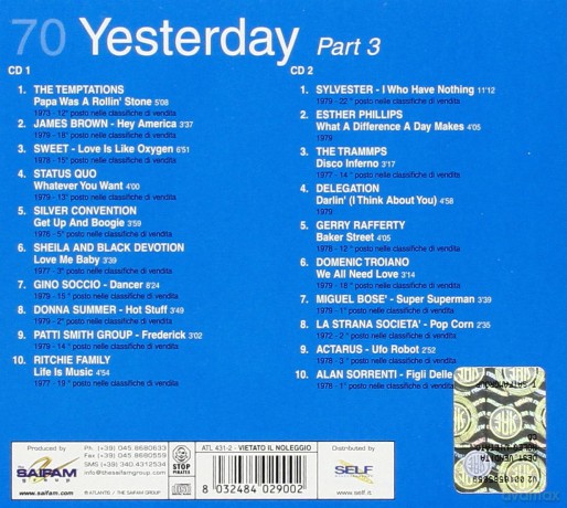 Yesterday 70 Part 3 [2CD]
