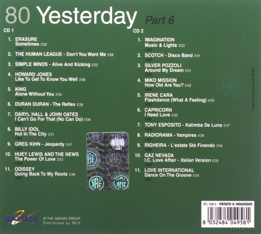 Yesterday 80 Part 6 [2CD]