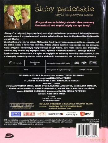 Teatr TVP: Śluby panieńskie [DVD]+[Książka]