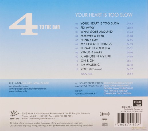 4 to the Bar: Your Heart Is Too Slow [CD]