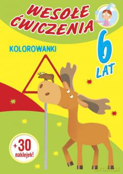 Wesołe Ćwiczenia: Kolorowanki 6 Lat [KSIĄŻKA]