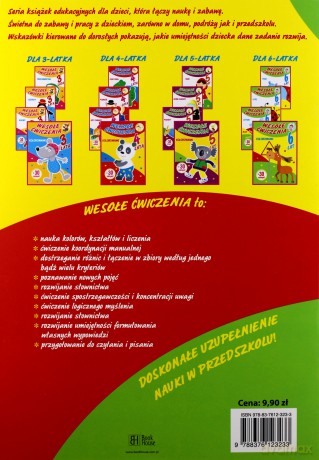 Wesołe Ćwiczenia: Kolorowanki 6 Lat [KSIĄŻKA]