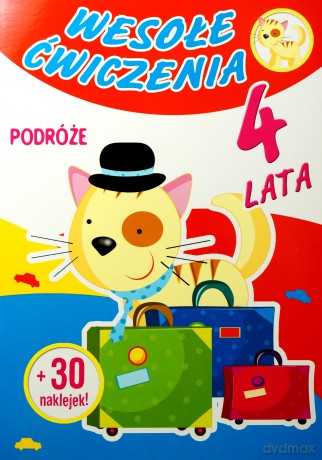 Wesołe Ćwiczenia: Podróże 4 Lata [KSIĄŻKA]