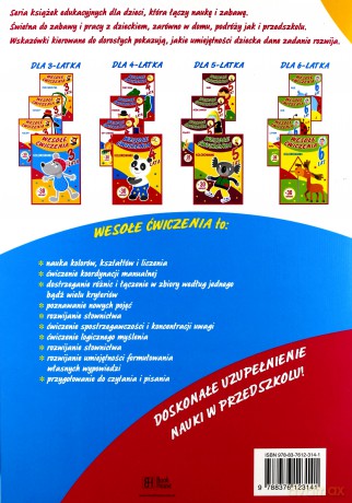 Wesołe Ćwiczenia: Przeciwieństwa 3 Lata [KSIĄŻKA]