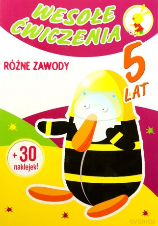 Wesołe Ćwiczenia: Różne Zawody 5 Lat [KSIĄŻKA]