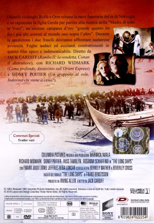 The Long Ships (Długie łodzie Wikingów) [DVD]