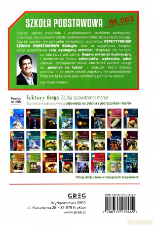 Biologia. Repetytorium Szkoła podstawowa [KSIĄŻKA]
