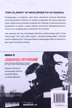 Czas patriotów - Tom Clancy [KSIĄŻKA]