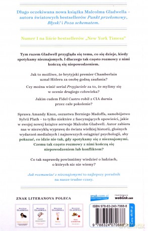 Jak rozmawiać z nieznajomymi. Co powinniśmy wiedzieć o ludziach, o których nic nie wiemy - Malcolm Gladwell [KSIĄŻKA]