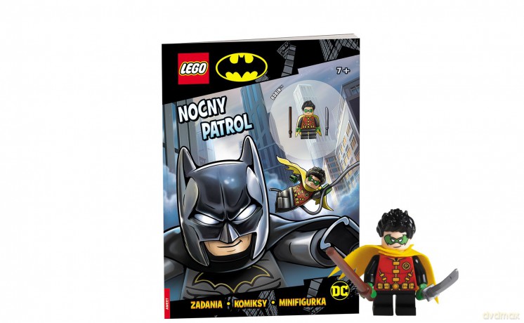 Lego Batman. Nocny patrol z minifigurką Robyna [KSIĄŻKA]