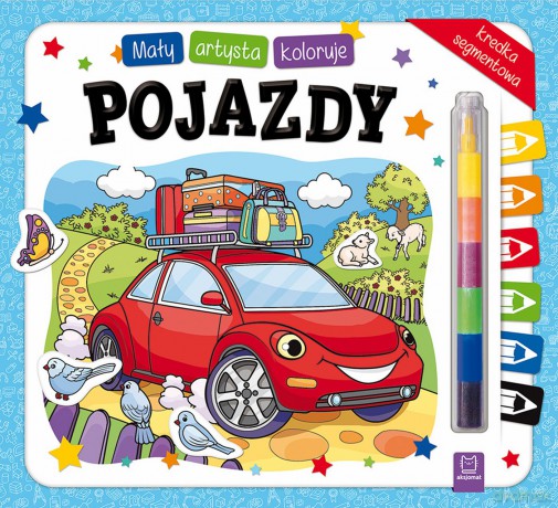 Mały artysta. Koloruje pojazdy [KSIĄŻKA]