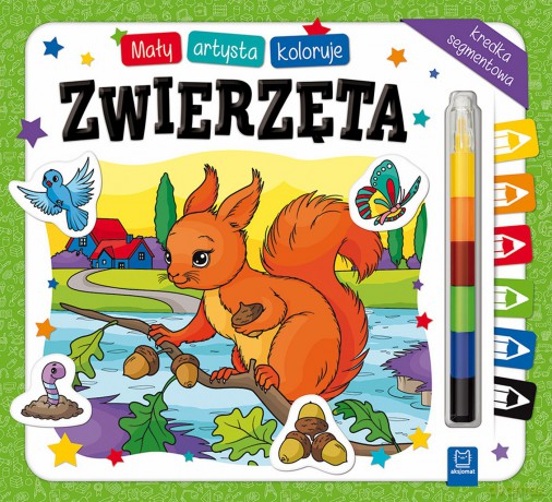 Mały artysta. Koloruje zwierzęta [KSIĄŻKA]