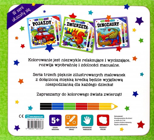 Mały artysta. Koloruje zwierzęta [KSIĄŻKA]