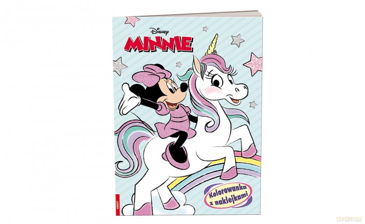 Minnie. Kolorowanka z naklejkami [KSIĄŻKA]