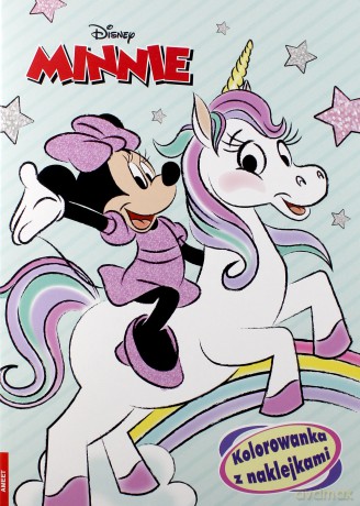Minnie. Kolorowanka z naklejkami [KSIĄŻKA]