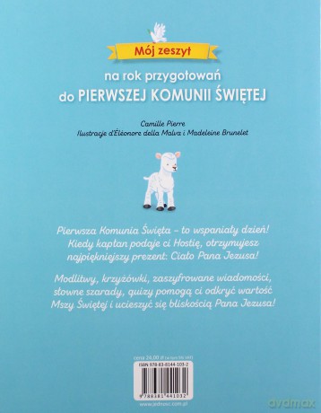 Mój zeszyt na rok przygotowań do Pierwszej Komunii Świętej - Camille Pierre [KSIĄŻKA]