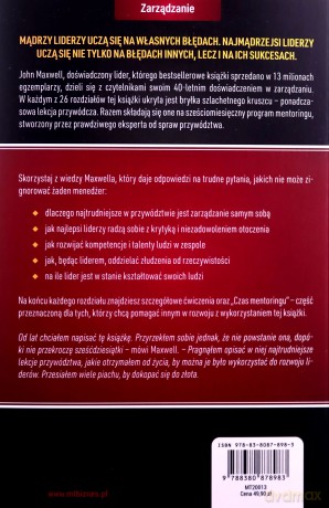 Przywództwo. Złote zasady czego nauczyło mnie życie lidera - John C. Maxwell [KSIĄŻKA]