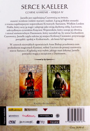 Serce kaeleer czarne kamienie księga 4 - Anne Bishop [KSIĄŻKA]