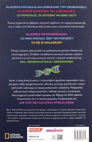 Więcej niż DNA. Geny, drobnoustroje i osobliwe moce decydujące o tym jacy jesteśmy - Bill Sullivan [KSIĄŻKA]